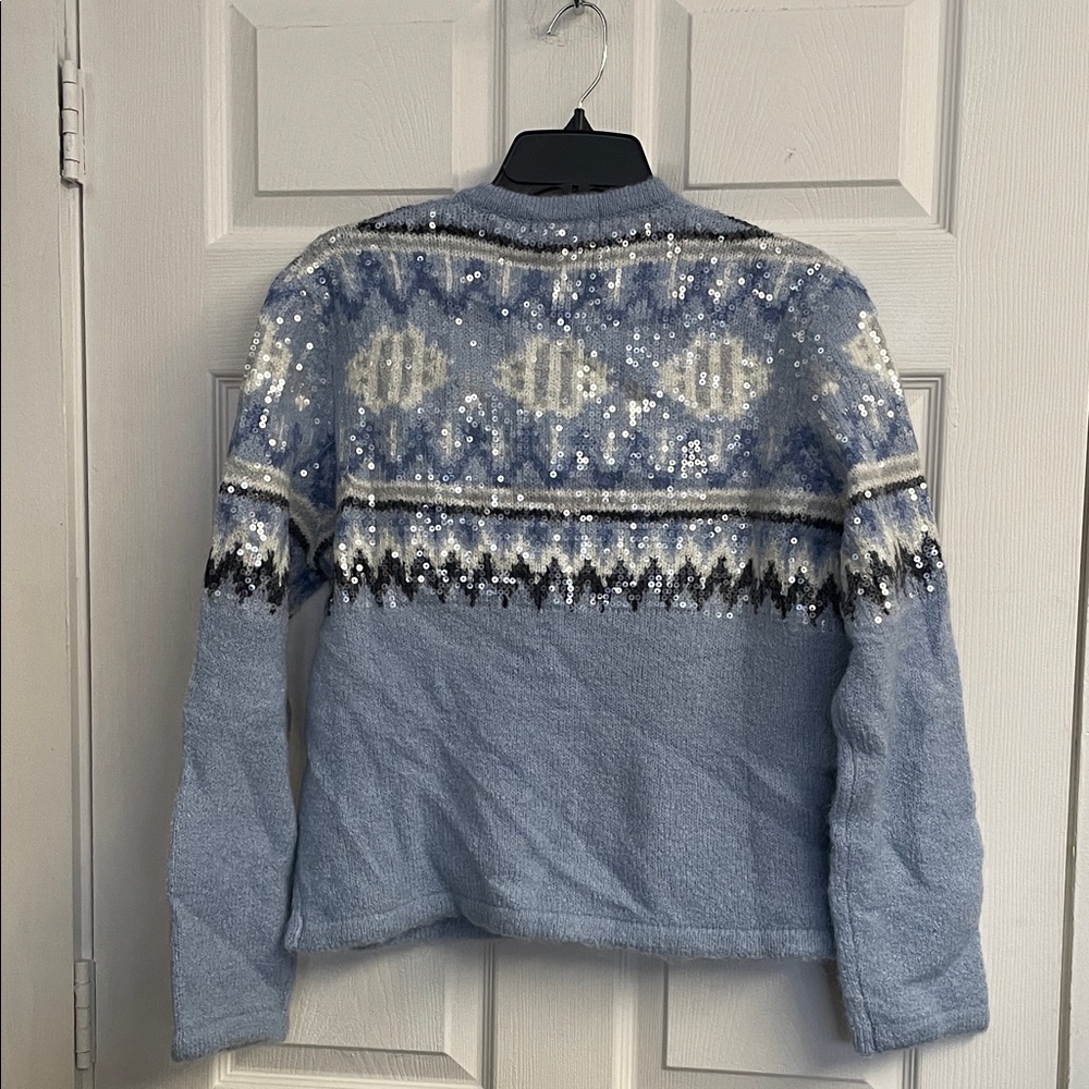 Matalino Sequin Embellished Cardigan Sweater - Picture 5 of 6